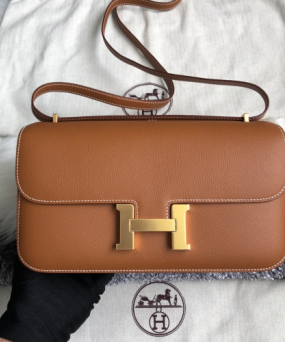 에르메스 콘스탄스26 골드브라운 금장 앱송